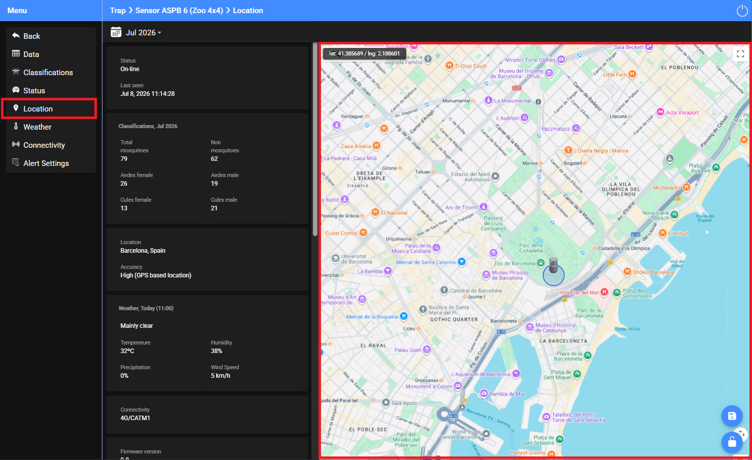 Fig13 - Location Panel