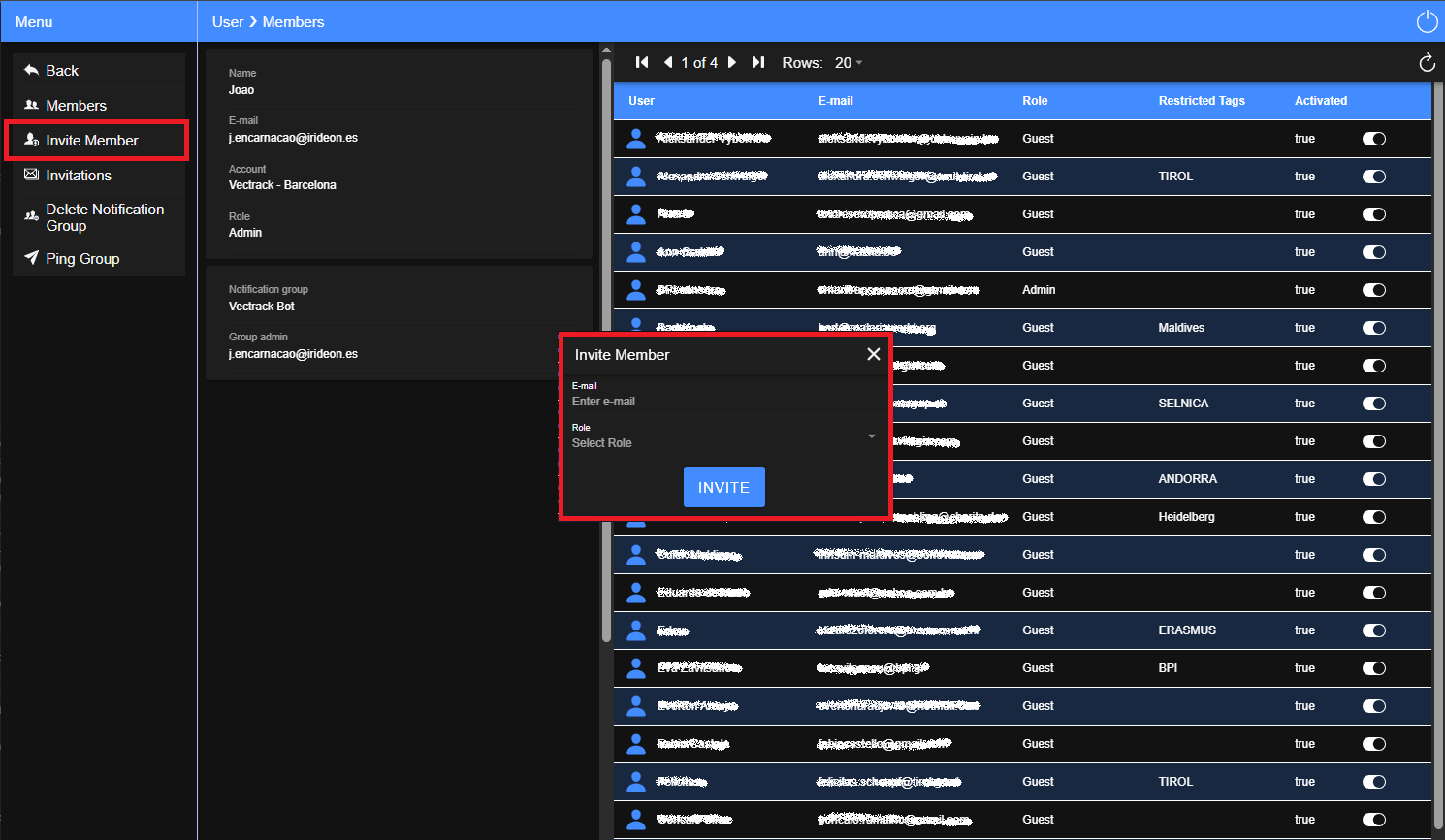 Fig30 - Invite Member Dialog