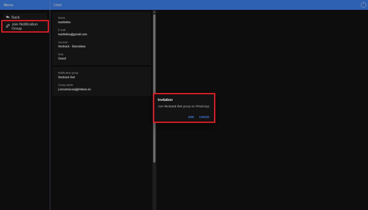Fig34 - Join Notification Group Dialog