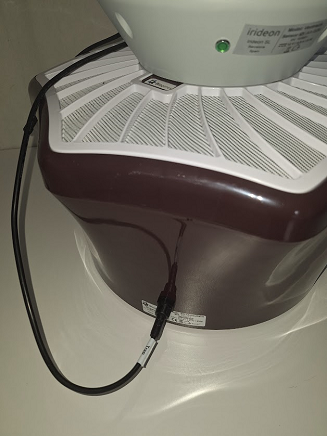 Figure 6 – Sensor trap cable fitted